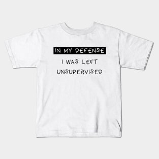 In my defence Kids T-Shirt